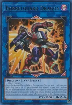 Borrelguard Dragon - BLC1-EN019 - Ultra Rare - 1st Edition Near Mint Yugioh! Car - Image 1