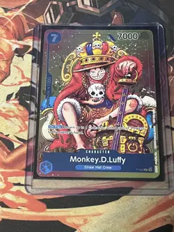 2024 One Piece Monkey D. Luffy Convention Exclusive Foil P-043 Promo Card - Image 1