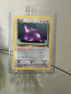 Pokemon TCG Ditto Card Regular Rare 18/62 Fossil 1999 WOTC Unlimited NM - Image 1