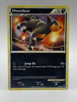 Houndour Undaunted 54/90 Common Non-Foil Pokemon Card - Image 1