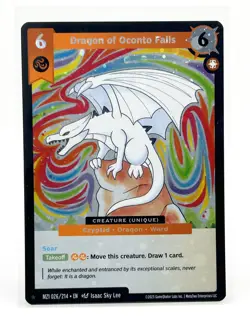 MetaZoo Dragon of Oconto Falls Full Holo Card MZ1 026/212 Base Set 2025 - Image 1