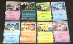 Pokemon TCG Eevee Prismatic Evolutions Lot 8 Cards Pokemon TCG All Eeveelutions - Image 1