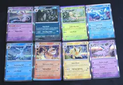 Pokemon TCG Eevee Prismatic Evolutions Lot 8 Cards Pokemon TCG All Eeveelutions - Image 2