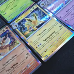 Pokemon TCG Eevee Prismatic Evolutions Lot 8 Cards Pokemon TCG All Eeveelutions - Image 5