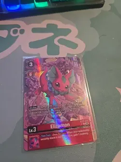 Digimon Trading Card Game - Elizamon BT21-008 - Alt Art Holo Double Rare (NM/M) - Image 1