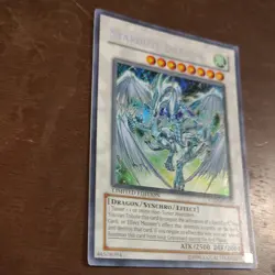 Yu-Gi-Oh Stardust Dragon CT05-EN001 Secret Rare Holo Card Limited Edition LP - Image 2