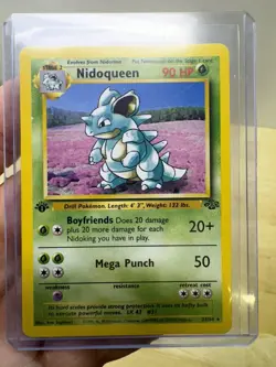 Nidoqueen - 23/64 1st Edition Non Holo -Pokemon Jungle Rare Card WOTC NM-LP - Image 1