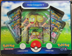 Pokemon Trading Card Game: Pokemon Go Alolan Exeggutor V Box Booster NEW SEALED 820650870545 - Image 1