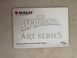 Lizard, Connor's Curse Art Card (18/54) - MTG Spiderman - NM - Image 2