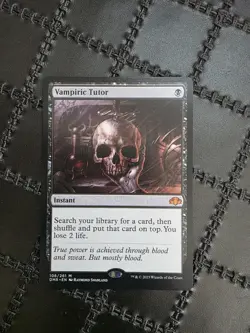 MTG Magic the Gathering Vampiric Tutor PROKC CARD *READ DESCRIPTION* - Image 1