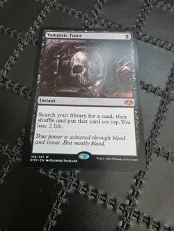MTG Magic the Gathering Vampiric Tutor PROKC CARD *READ DESCRIPTION* - Image 2