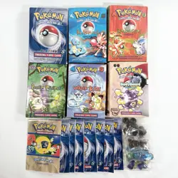 Vintage Pokemon TCG Wizards Of The Coast (6) EMPTY BOXES Rules/Counters/No Cards - Image 1