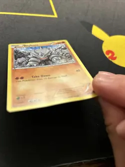 Rhyhorn 8/12 MP -Vintage Rare Pokemon Card- McDonald’s Promo (4s) - Image 3