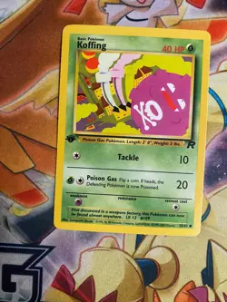1st Edition Koffing 58/82 - Team Rocket - Common Pokemon Card - Near Mint (NM) - Image 1