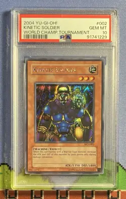 PSA 10 Kinetic Soldier Yugioh WC4-002 World Championship Holo Card Gem Mint 2004 - Image 1