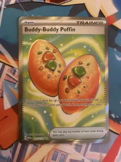 Buddy Buddy Poffin 167/132 Mega Evolution Secret Rare Pokemon Card NM-MINT FA - Image 1