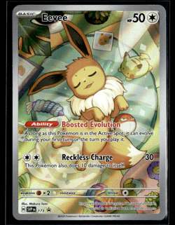 Eevee SVP 173 Scarlet & Violet Black Star Promo Pokemon Card NM - Image 3