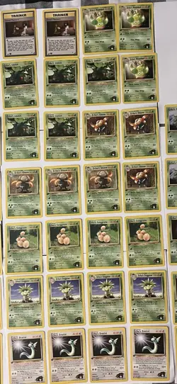 Pokemon TCG Gym Heroes Lot Of 72 Erika Trainer Pokemon Cards 1st Edition LP-NM - Image 3