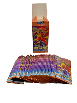 Lot of (30) Pokemon Card Korean sv9a Heat Wave Arena Scarlet & Violet Packs - Image 1