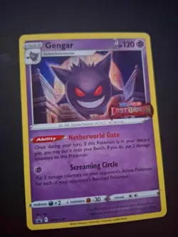 Gengar SWSH241 Lost Origin Prerelease Stamped Promo Pokemon Card NM-Mint TCG - Image 1