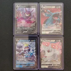 Salamence V + Crobat V + Wyrdeer V + Crabominable V - Pokemon Cards - Lot #61 - Image 1