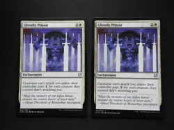 2x Ghostly Prison NM/LP [Commander 2019] Mtg Magic Free Tracking! - Image 1