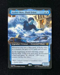 2025 Magic The Gathering Marvel EN Borderless R 0250 Hydro-Man Fluid Felon KM035 - Image 1
