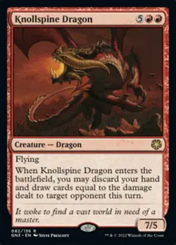 Knollspine Dragon NM, English MTG Magic Game Night: Free For All - Image 1