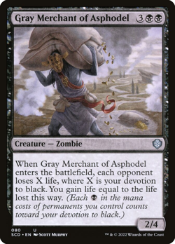 Gray Merchant of Asphodel [Starter Commander Decks] M/NM MTG Magic - Image 1