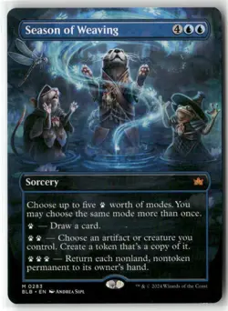 Season of Weaving (Borderless) Bloomburrow Regular - Image 1