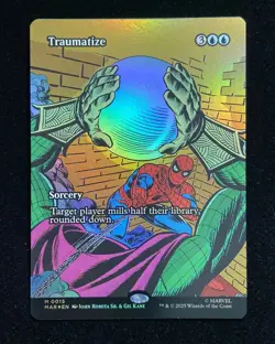 2025 Magic The Gathering MTG Marvel EN Foil M 0015 Traumatize KM035 - Image 1