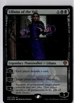 Liliana of the Veil FOIL (Dominaria United #97) | Near Mint or Better - Image 1