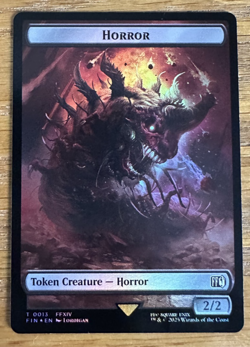 MTG Final Fantasy Token, Hero 0007 / Horror 0013 - Foil - Image 2