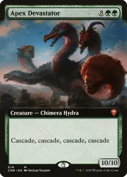 Apex Devastator (Extended Art) FOIL NM #674 Commander Legends MTG - Image 1