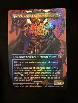 Golbez, Crystal Collector (Borderless) #395 (Foil) NM Final Fantasy Magic MTG - Image 1