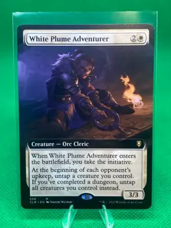 MTG - CLB - White Plume Adventurer (Extended Art) #558 - Image 1