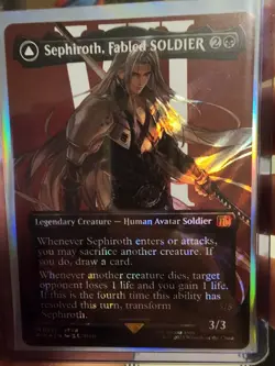 Sephiroth, Fabled SOLDIER (Borderless) (Surge Foil) Final Fantasy Foil - Image 1