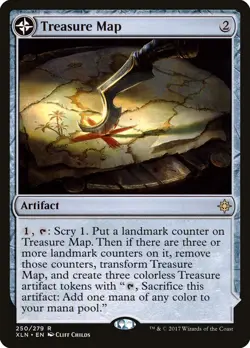 Magic the Gathering (mtg): XLN: Treasure Map - Rare - Image 1