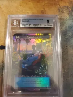 Sorcery Contested Realm: Alpha Abundance Foil BGS 9 MINT - Image 1
