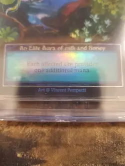 Sorcery Contested Realm: Alpha Abundance Foil BGS 9 MINT - Image 3