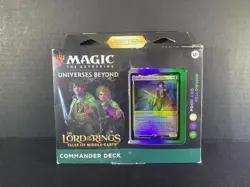 Magic the Gathering Lord of the Rings Food and Fellowship Commander Deck Dmg Box 195166205052 - Image 1