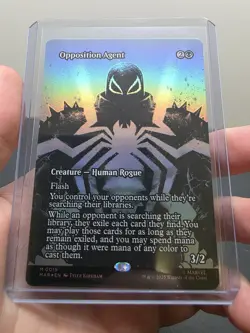 Opposition Agent (Borderless) Marvel Eternal-Legal 0019 FOIL - Image 1