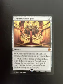 Mtg Transmutation Font # 28 The Big Score OTJ Regular Mythic Rare - Image 1