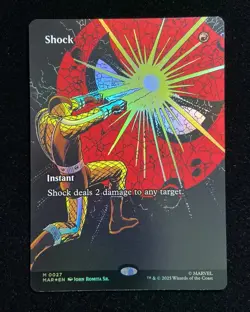 2025 Magic The Gathering MTG Marvel Foil EN M 0027 Shock KM035 - Image 1