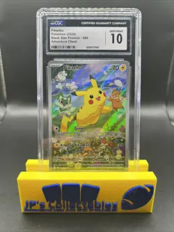 Pikachu #088 2024 Black Star Promos Pokemon Adventure Chest CGC Gem Mint 10 - Image 1