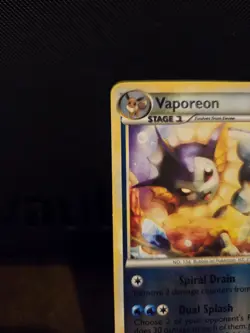 Pokemon TCG Vaporeon 52/95 Reverse Holo Call of Legends 🌟🌟🌟 2011 - Image 2