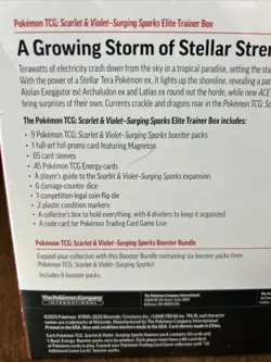 Pokemon Surging Sparks ETB & Booster Bundle Costco 2-Pack. Factory Sealed - Image 2