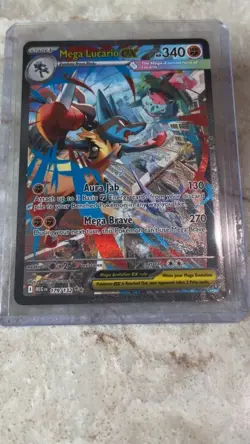 Mega Lucario ex SIR 179/132 Pokemon TCG: Mega Evolution Near Mint Very Clean - Image 1