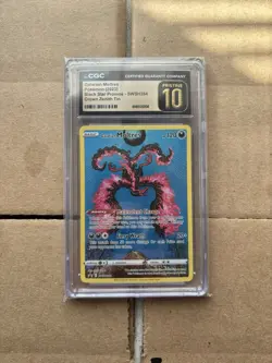 CGC 10 PRISTINE Galarian Moltres #SWSH284 2023 Pokemon Black Star Promo Holo - Image 1