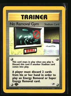 Pokemon NO REMOVAL GYM 103/132 1st Edition (2000 Gym Heroes) LP/Light Play - Image 1